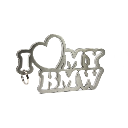 I love my BMW - Brelok stal nierdzewna